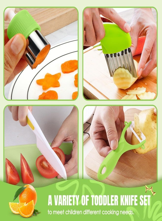 Suhctuptx Kids Cooking Sets Real, Kids Cooking and Baking Gift Set with Storage Case Timer Kid Safe Knives Cutting Board - Image 4